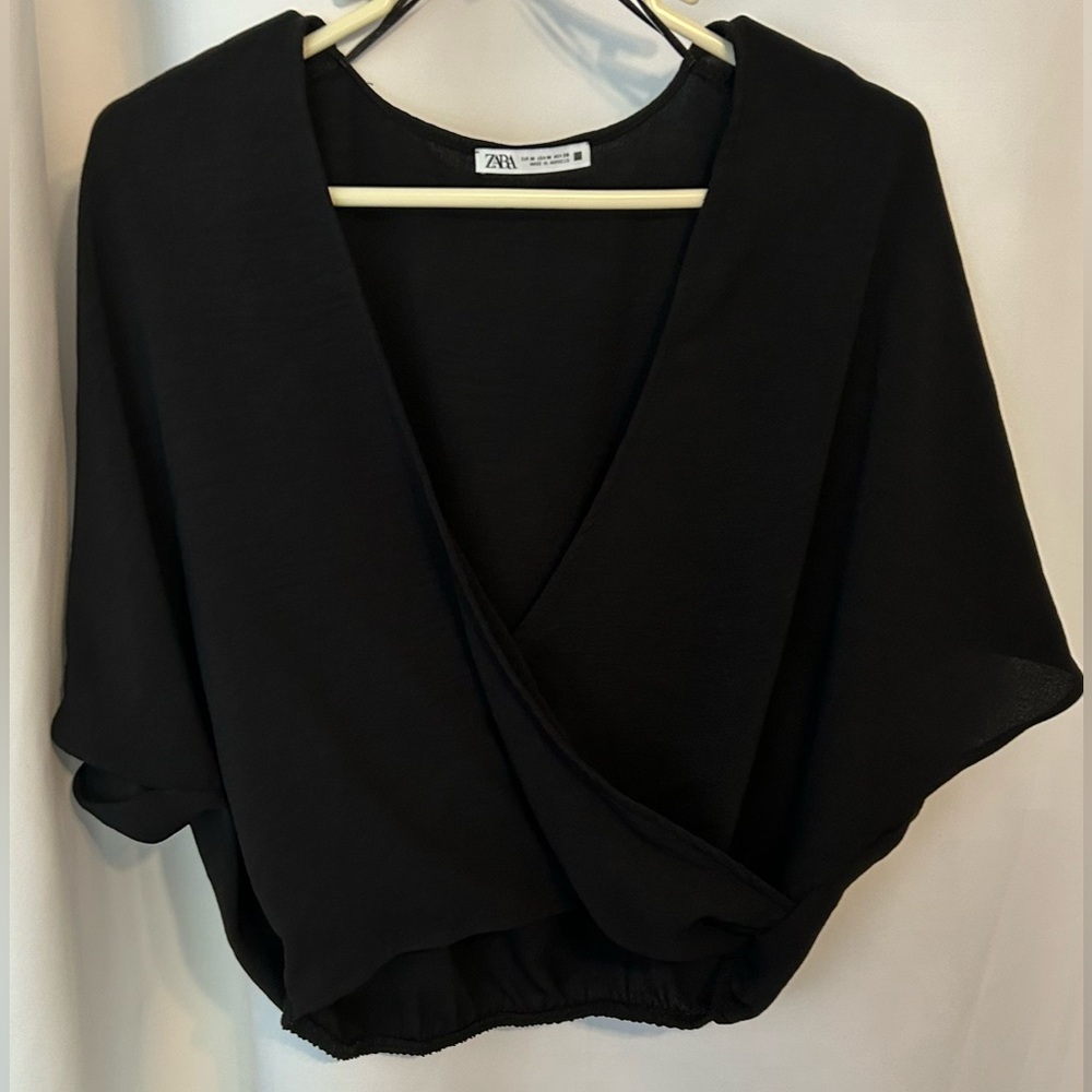 Zara flowy wrap top